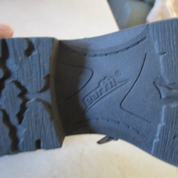 Earth Jordan brown  Leather  Ankle Boot Booties Women’s 9.5 D zip side - Picture 5 of 5